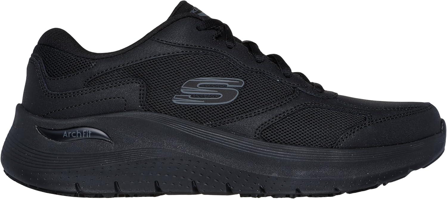 imageSkechers Mens Work Arch Fit 20 Slip Resistant Laceup Sneakers for MenBlack