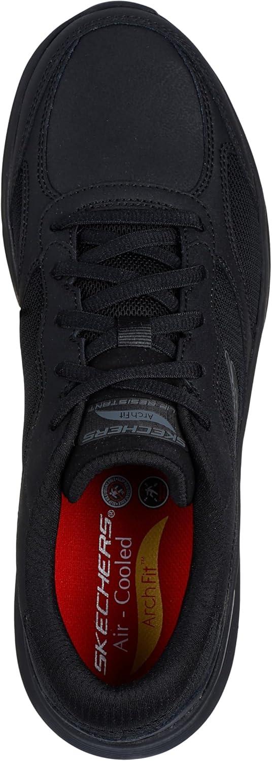 imageSkechers Mens Work Arch Fit 20 Slip Resistant Laceup Sneakers for MenBlack
