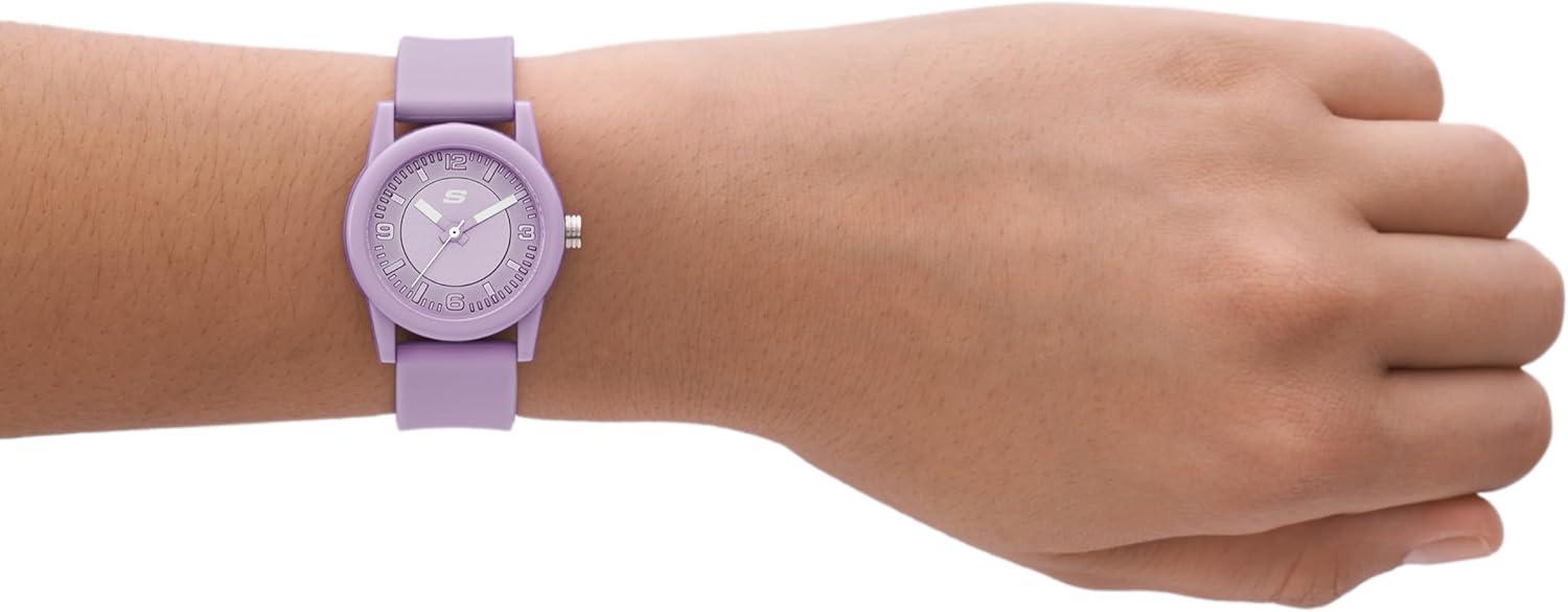 imageSkechers Rosencrans Mini Metal or Silicone Analog Watch for WomenLavender