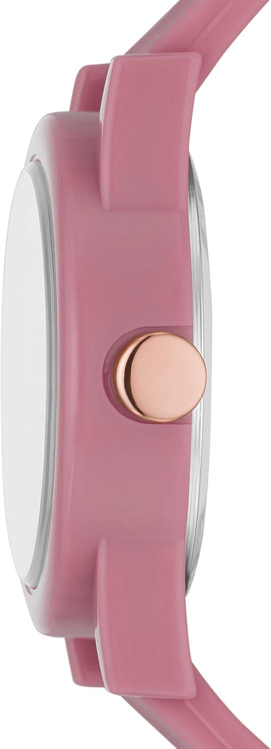 imageSkechers Rosencrans Mini Metal or Silicone Analog Watch for WomenRose Pink