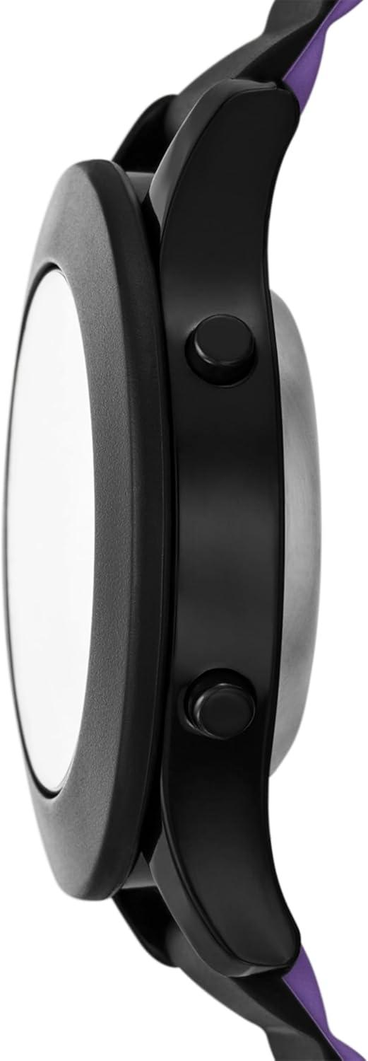 imageSkechers Rosencrans Silicone Digital Watch for WomenBlack Slipins
