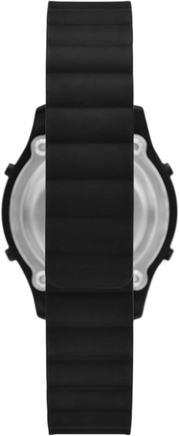 imageSkechers Rosencrans Silicone Digital Watch for WomenBlack Slipins
