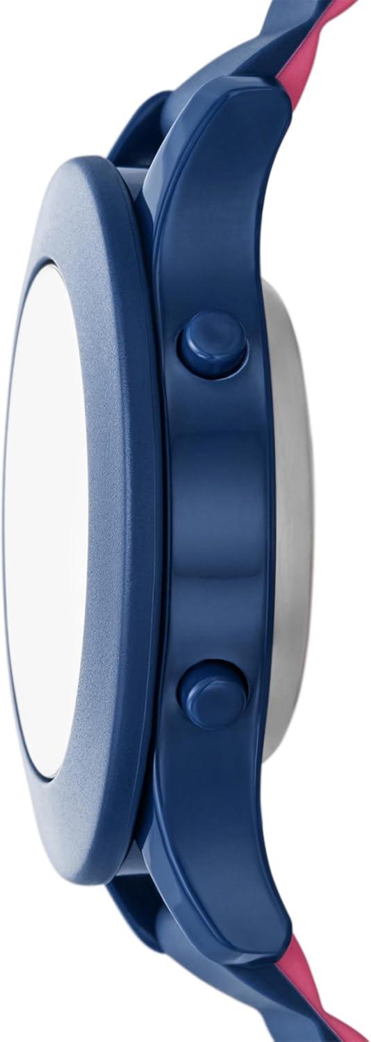 imageSkechers Rosencrans Silicone Digital Watch for WomenBlue Slipins