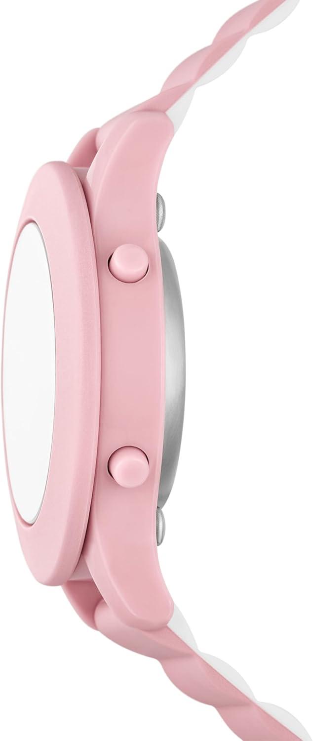 imageSkechers Rosencrans Silicone Digital Watch for WomenPink Slipins