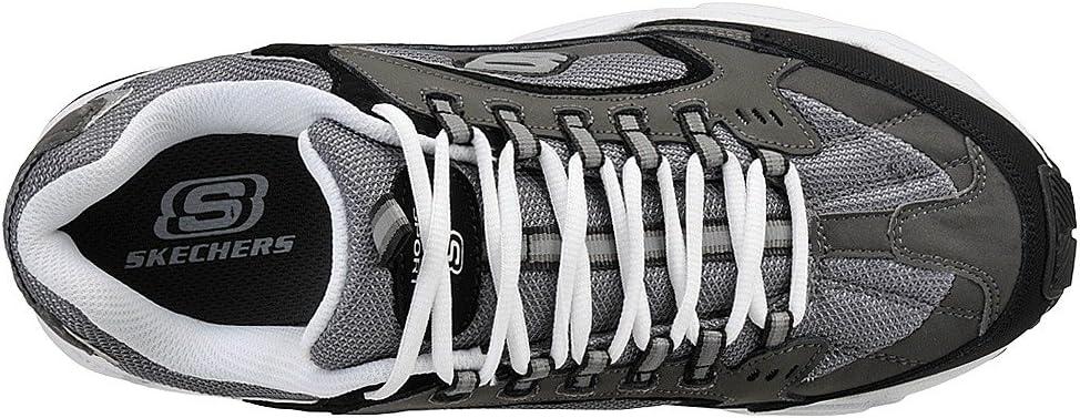 imageSkechers Sport Mens Stamina Nuovo Cutback LaceUp SneakerCharcoalBlack105 M US