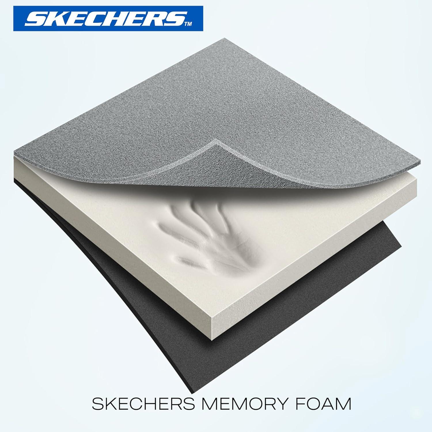 imageSkechers Steering Wheel CoverMemory Foam Car Steering Wheel Cover14515inch AntiSlip Safety Comfortable Desgin Universal Accessory for Diverse Cars TruckSUV Black ampamp RedGray