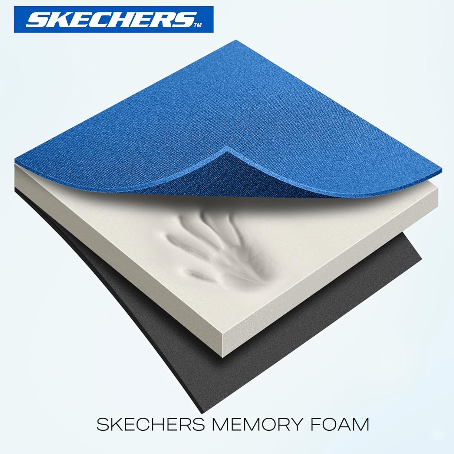 imageSkechers Steering Wheel CoverMemory Foam Car Steering Wheel Cover14515inch AntiSlip Safety Comfortable Desgin Universal Accessory for Diverse Cars TruckSUV Black ampamp RedBlue