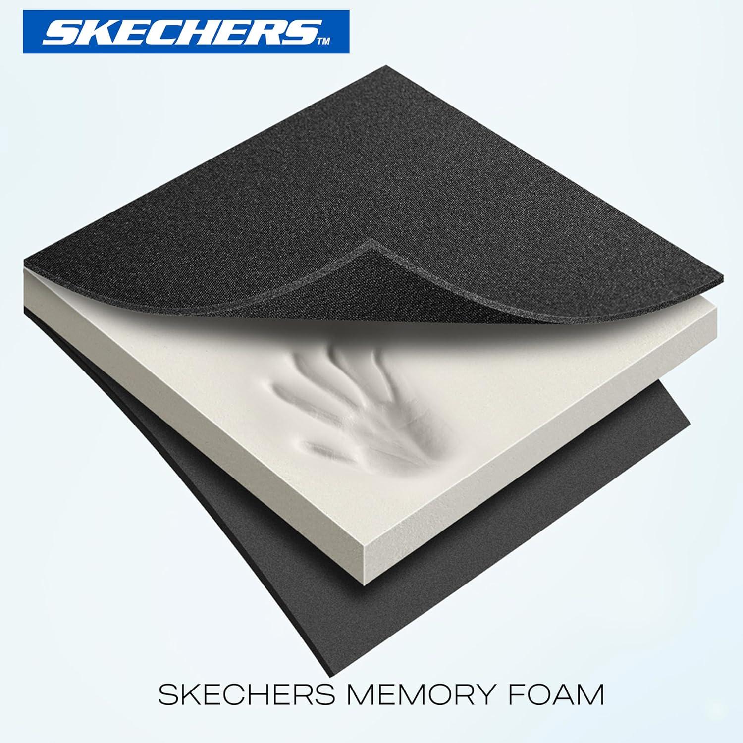 imageSkechers Steering Wheel CoverMemory Foam Car Steering Wheel Cover14515inch AntiSlip Safety Comfortable Desgin Universal Accessory for Diverse Cars TruckSUV Black ampamp RedBlack