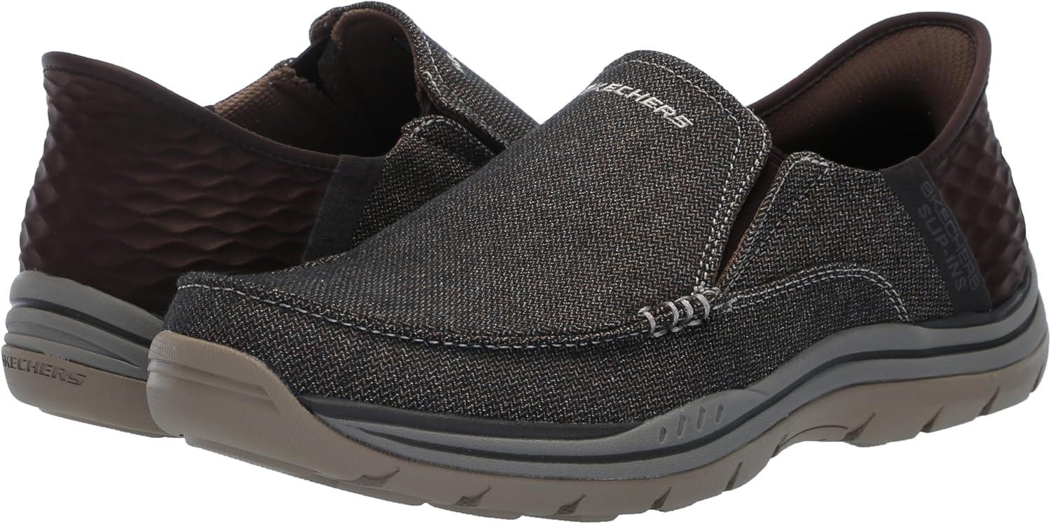 imageSkechers USA Mens Mens 205167MoccasinDkbr