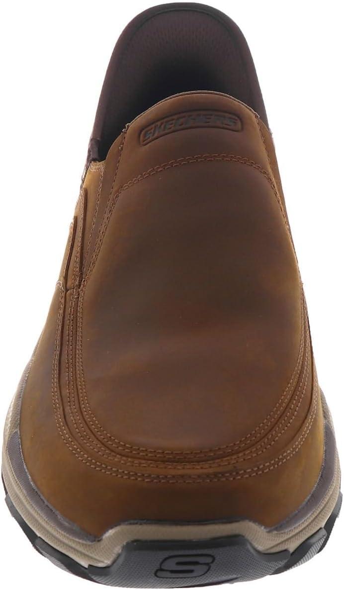 imageSkechers USA Mens Mens Respected Elgin 204810Cdb Crazy Horse Dark Brown
