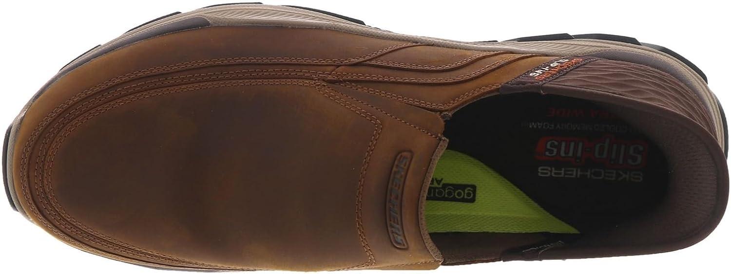 imageSkechers USA Mens Mens Respected Elgin 204810Cdb Crazy Horse Dark Brown