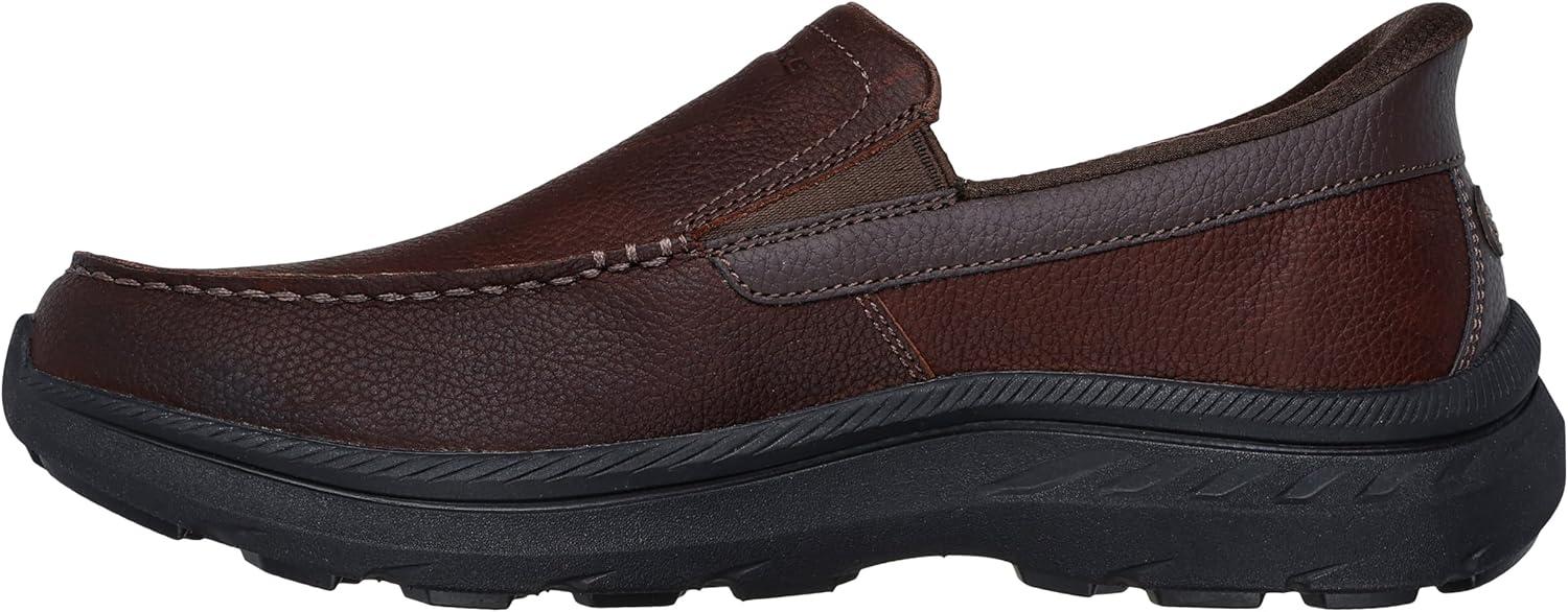 imageSkechers USA Mens PollardOsgood Moc Toe LoafersRedBrown