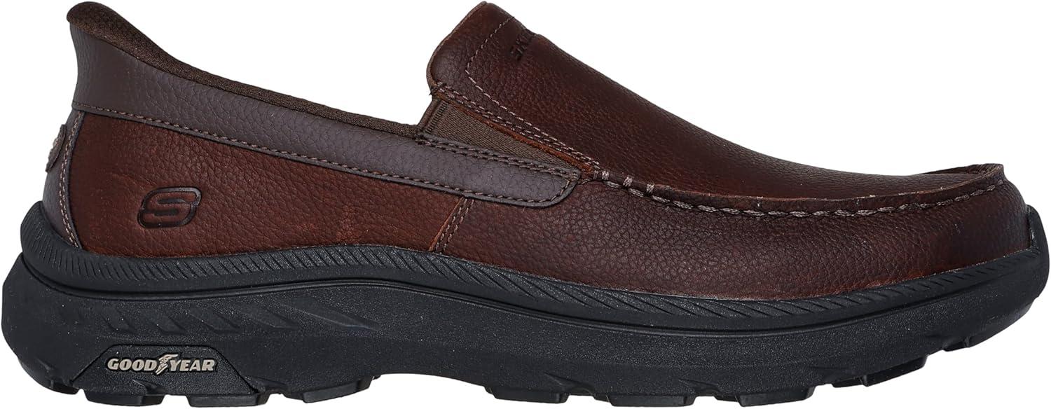 imageSkechers USA Mens PollardOsgood Moc Toe LoafersRedBrown