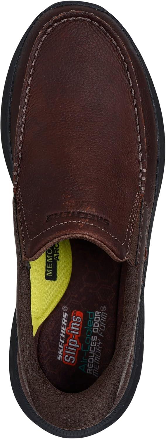 imageSkechers USA Mens PollardOsgood Moc Toe LoafersRedBrown
