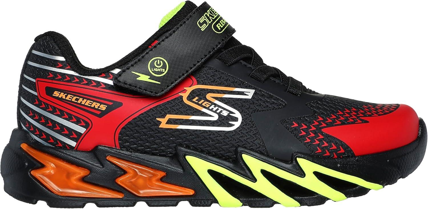 imageSkechers UnisexChild FlexGlow BoltBlackRed