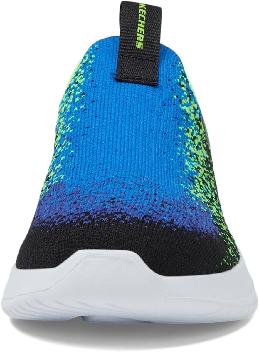 imageSkechers UnisexChild Microstrides Recess RulesBlackBlueLime