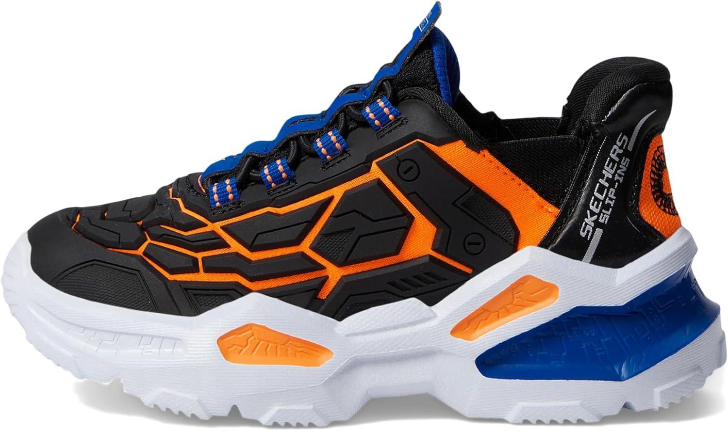 imageSkechers UnisexChild SkechBots OrbitronBlackOrange