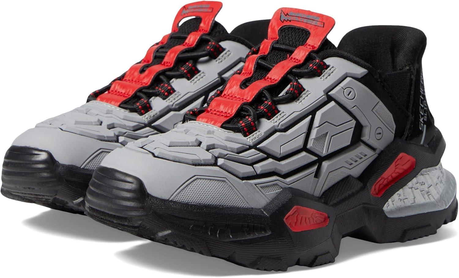 imageSkechers UnisexChild SkechBots OrbitronGreyBlack