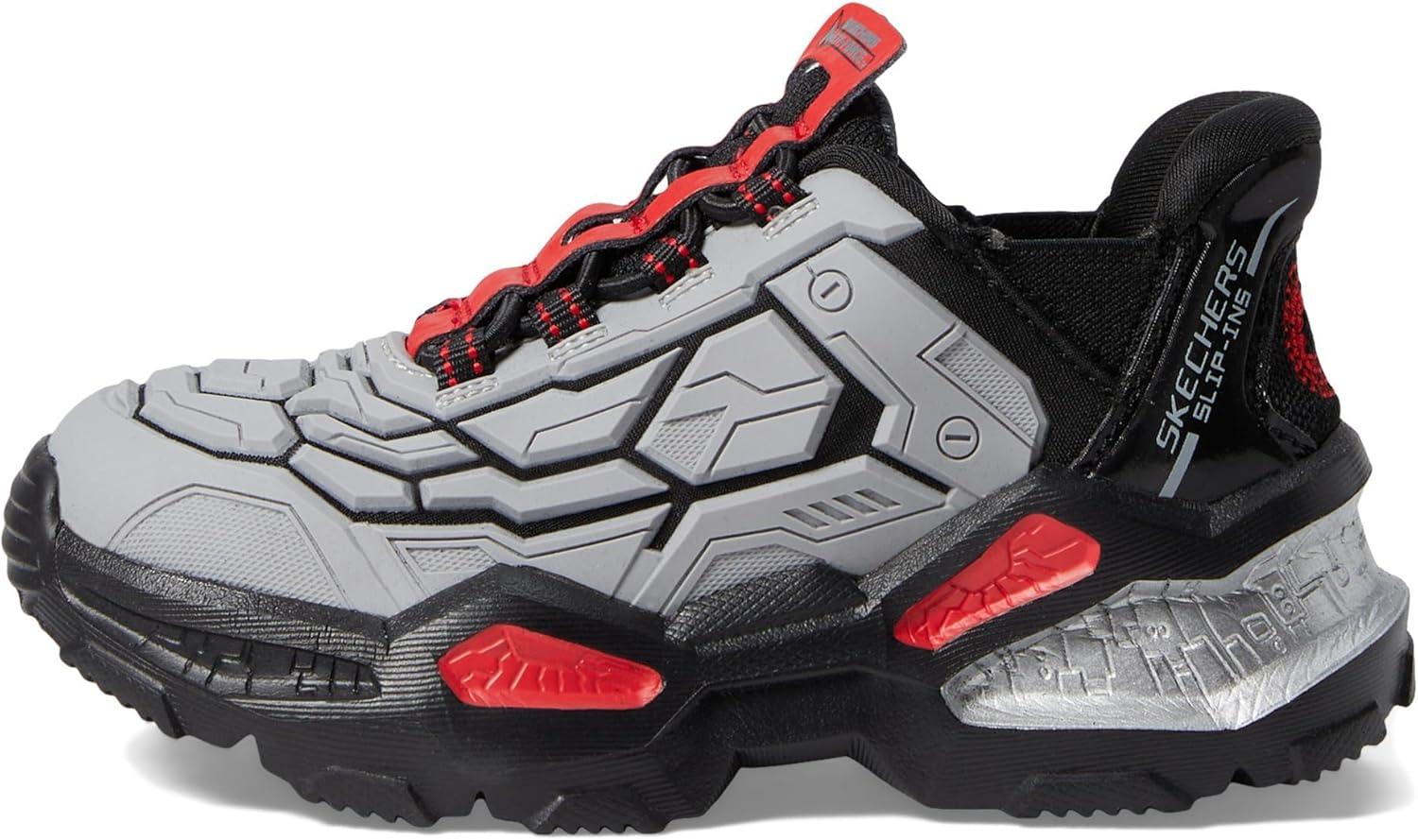 imageSkechers UnisexChild SkechBots OrbitronGreyBlack