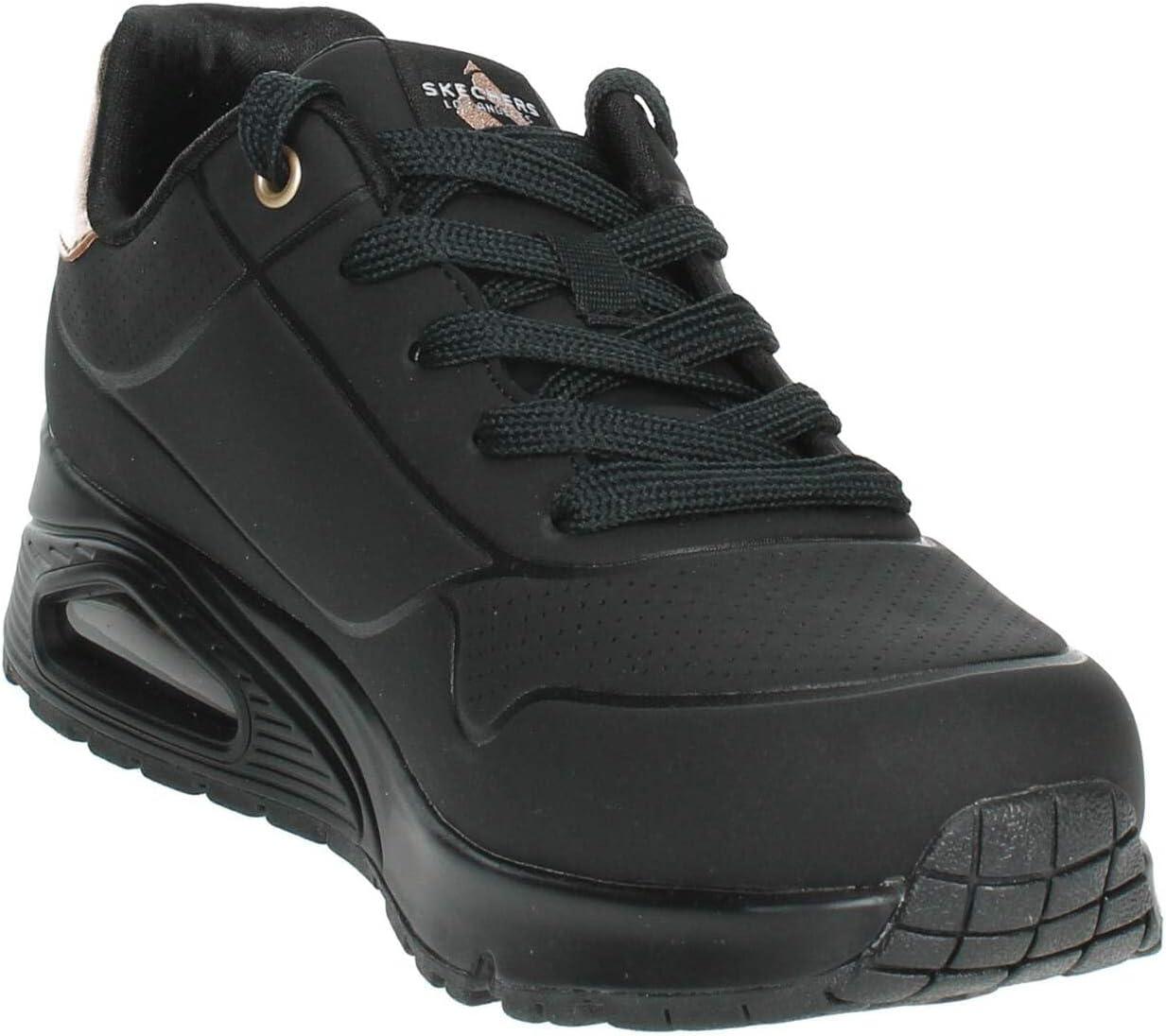imageSkechers UnisexChild Uno Gen1 Shimmer AwayBlackBlack