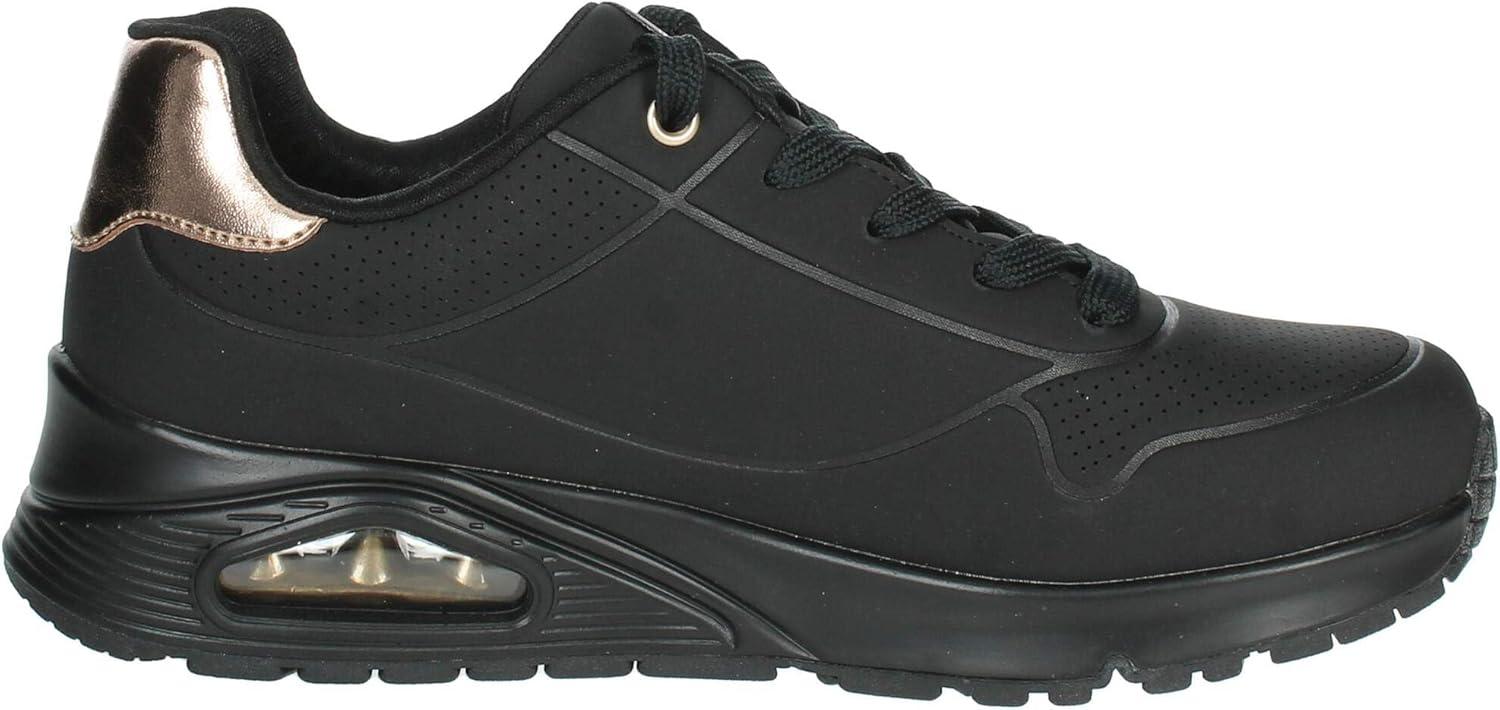 imageSkechers UnisexChild Uno Gen1 Shimmer AwayBlackBlack