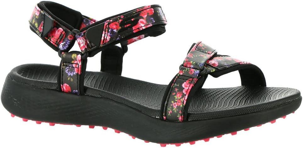 imageSkechers Womens 600 Spikeless Golf Sandals ShoeBlackMulti Flower Print