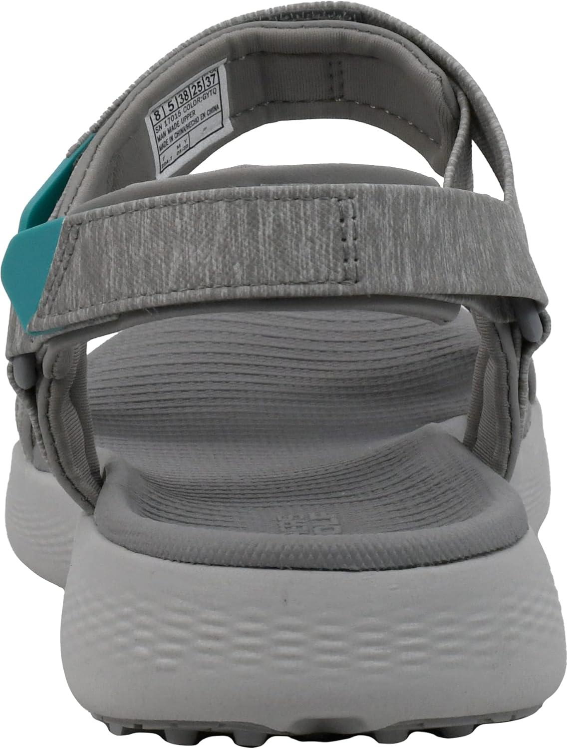 imageSkechers Womens 600 Spikeless Golf Sandals ShoeGreyTurquoise