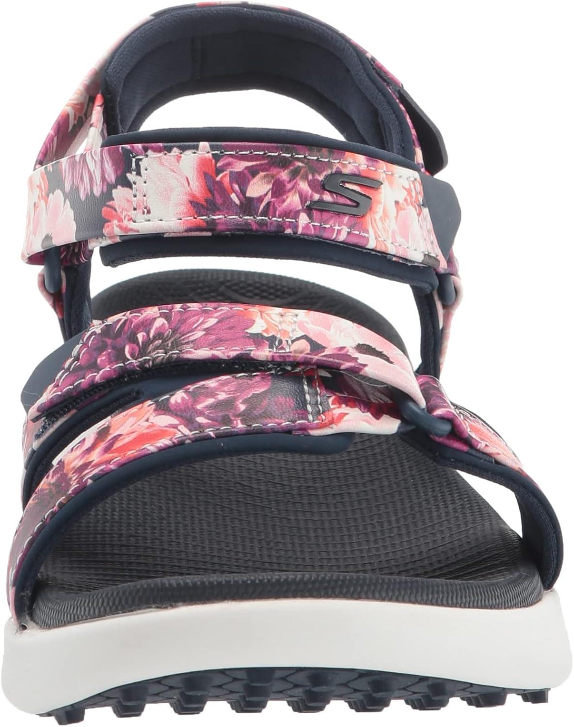 imageSkechers Womens 600 Spikeless Golf Sandals ShoeNavyMulti Tropics