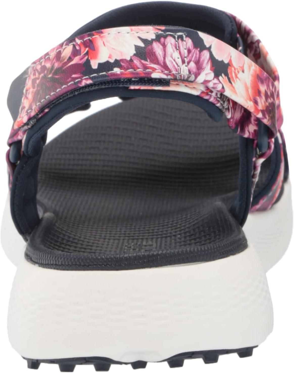 imageSkechers Womens 600 Spikeless Golf Sandals ShoeNavyMulti Tropics