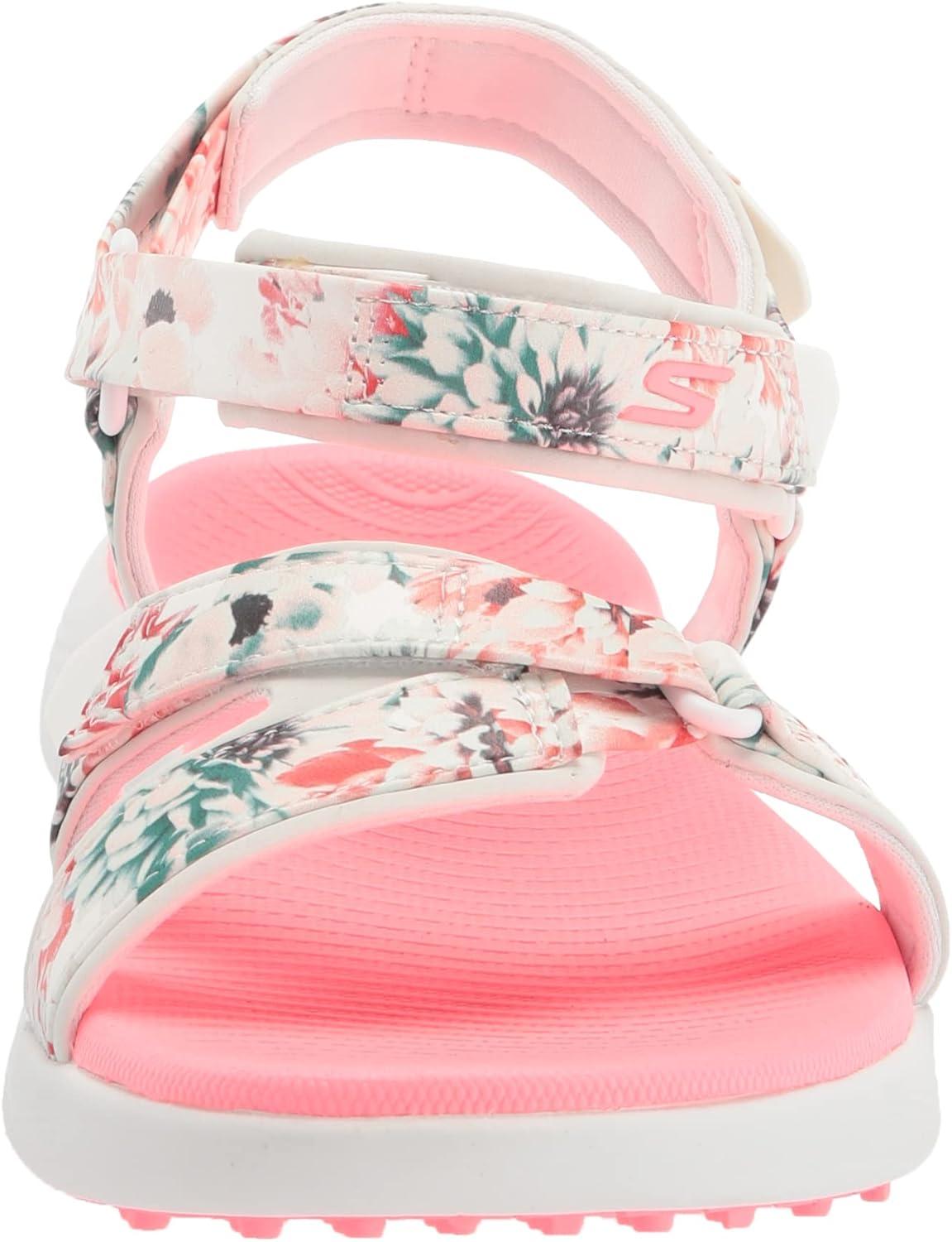 imageSkechers Womens 600 Spikeless Golf Sandals ShoeWhiteMulti Tropics