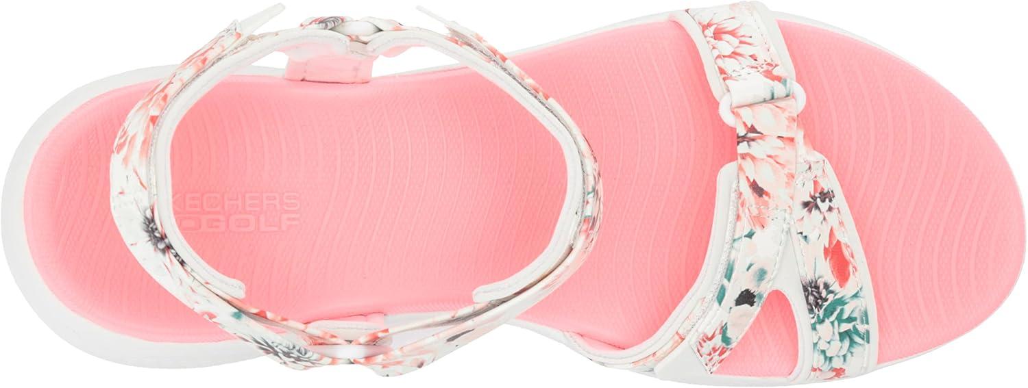 imageSkechers Womens 600 Spikeless Golf Sandals ShoeWhiteMulti Tropics