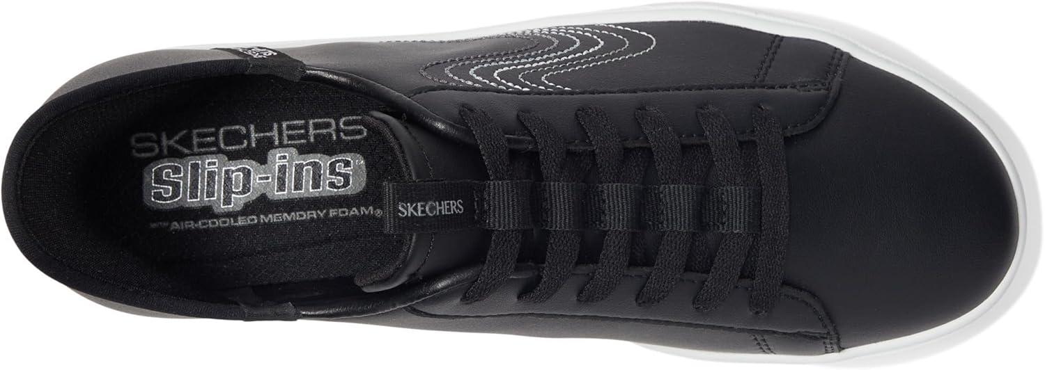 imageSkechers Womens Eden LxRoyal Stride Hands Free SlipinsBlackWhite