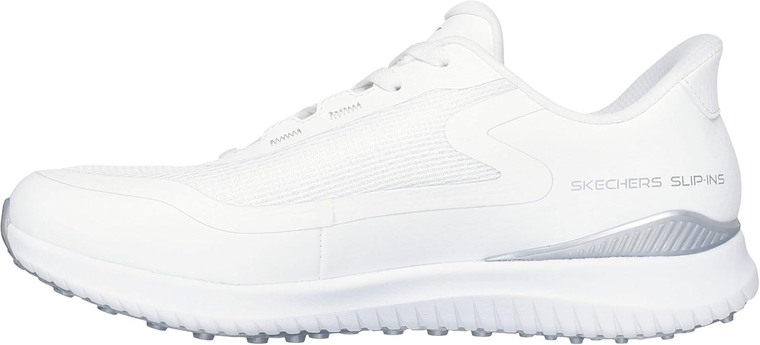 imageSkechers Womens Flight Slipin Spikeless Golf ShoeWhite Silver