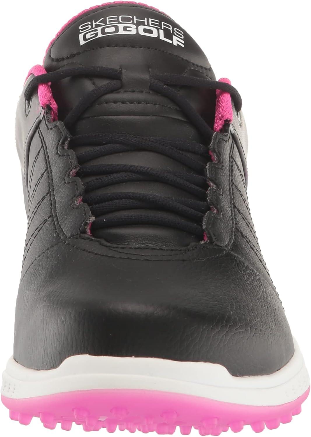 imageSkechers Womens Go Golf Pivot Spikeless Golf ShoeBlackPink Splash Print