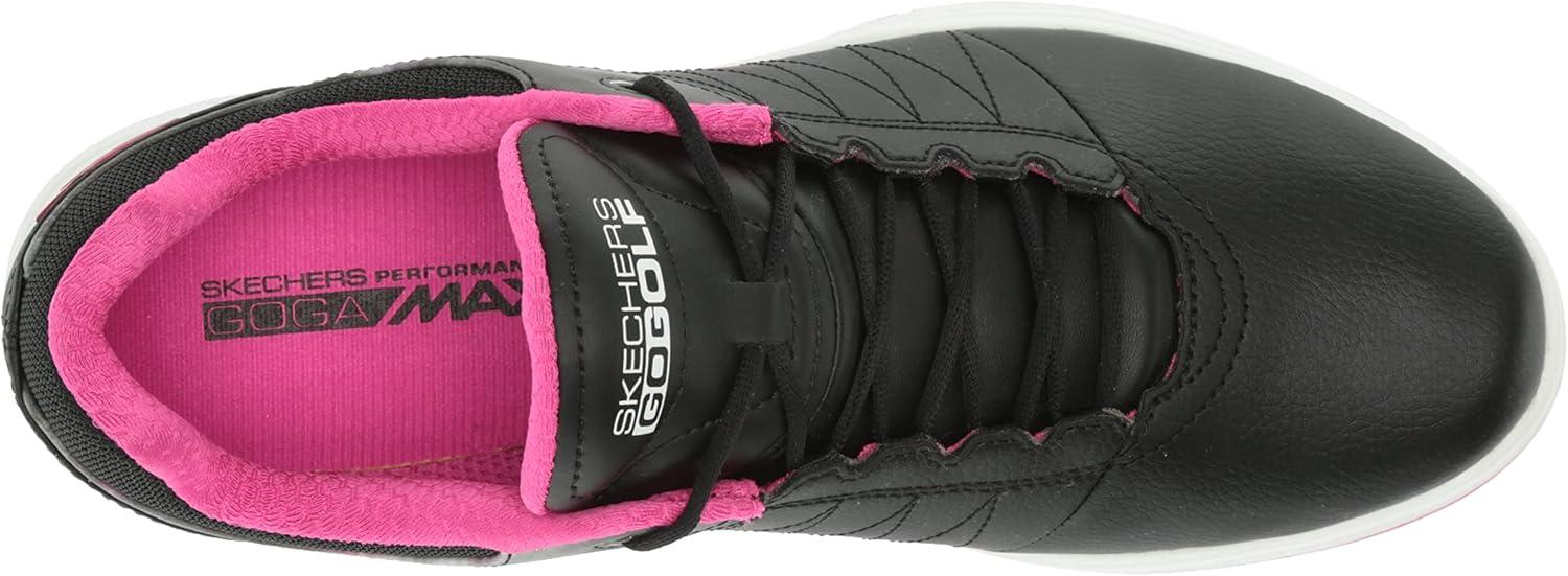 imageSkechers Womens Go Golf Pivot Spikeless Golf ShoeBlackPink Splash Print