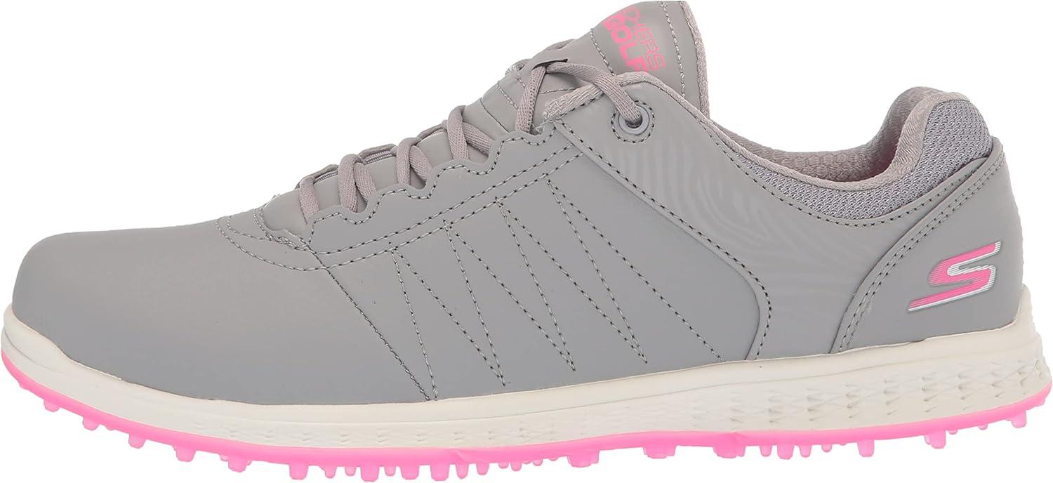 imageSkechers Womens Go Golf Pivot Spikeless Golf ShoeGrayPink