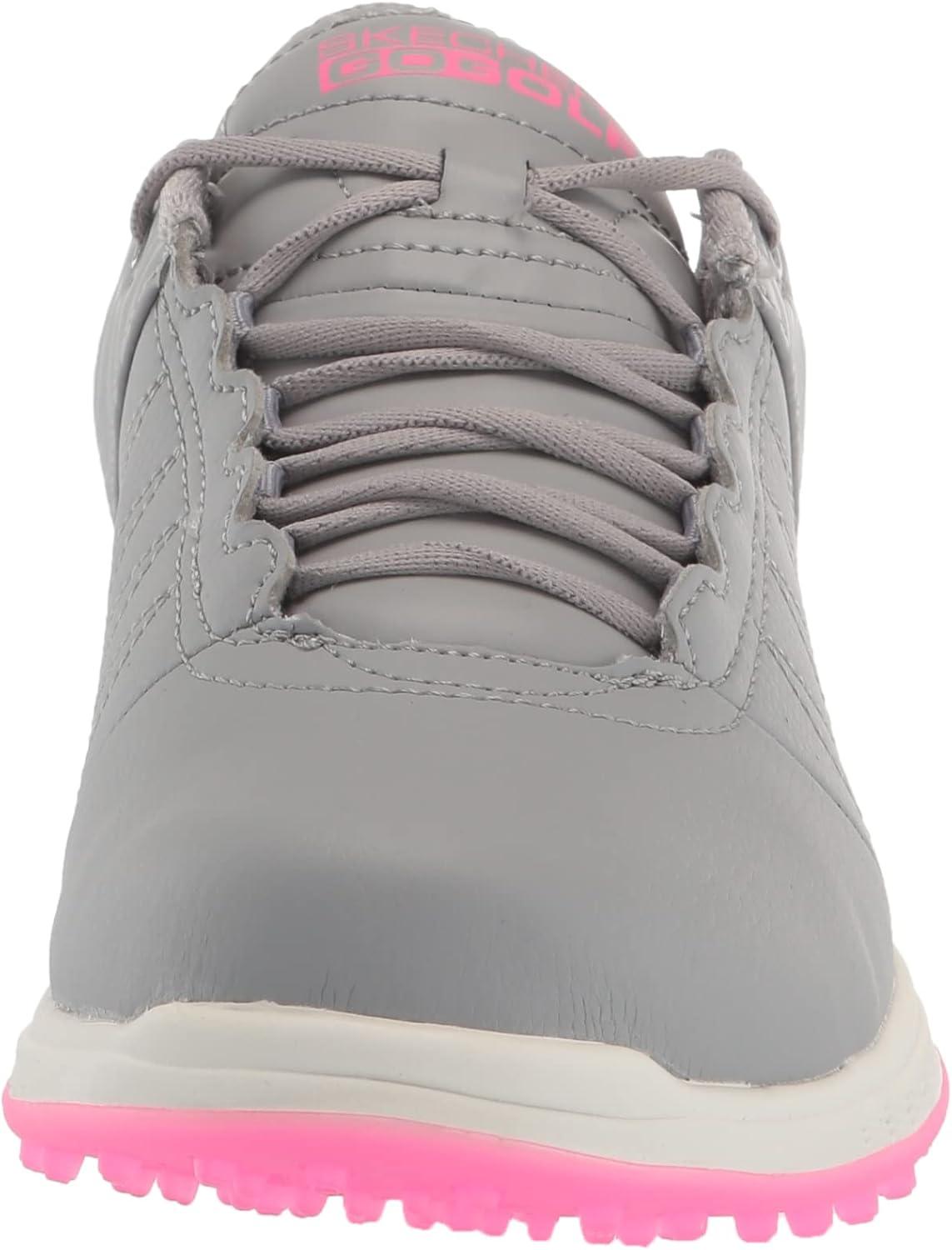 imageSkechers Womens Go Golf Pivot Spikeless Golf ShoeGrayPink