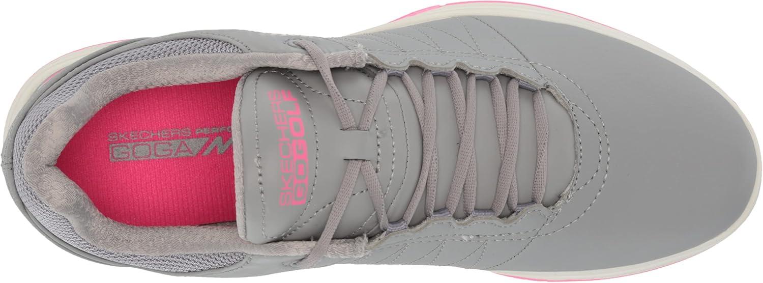 imageSkechers Womens Go Golf Pivot Spikeless Golf ShoeGrayPink