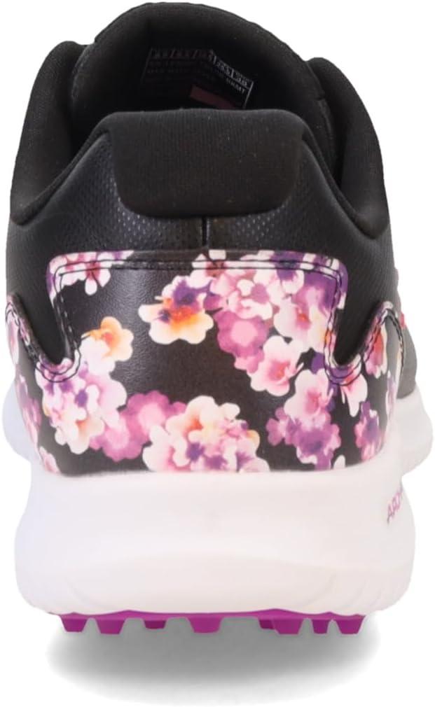 imageSkechers Womens Go Max Arch Fit Spikeless Golf Shoe SneakerBlack Floral Waterproof
