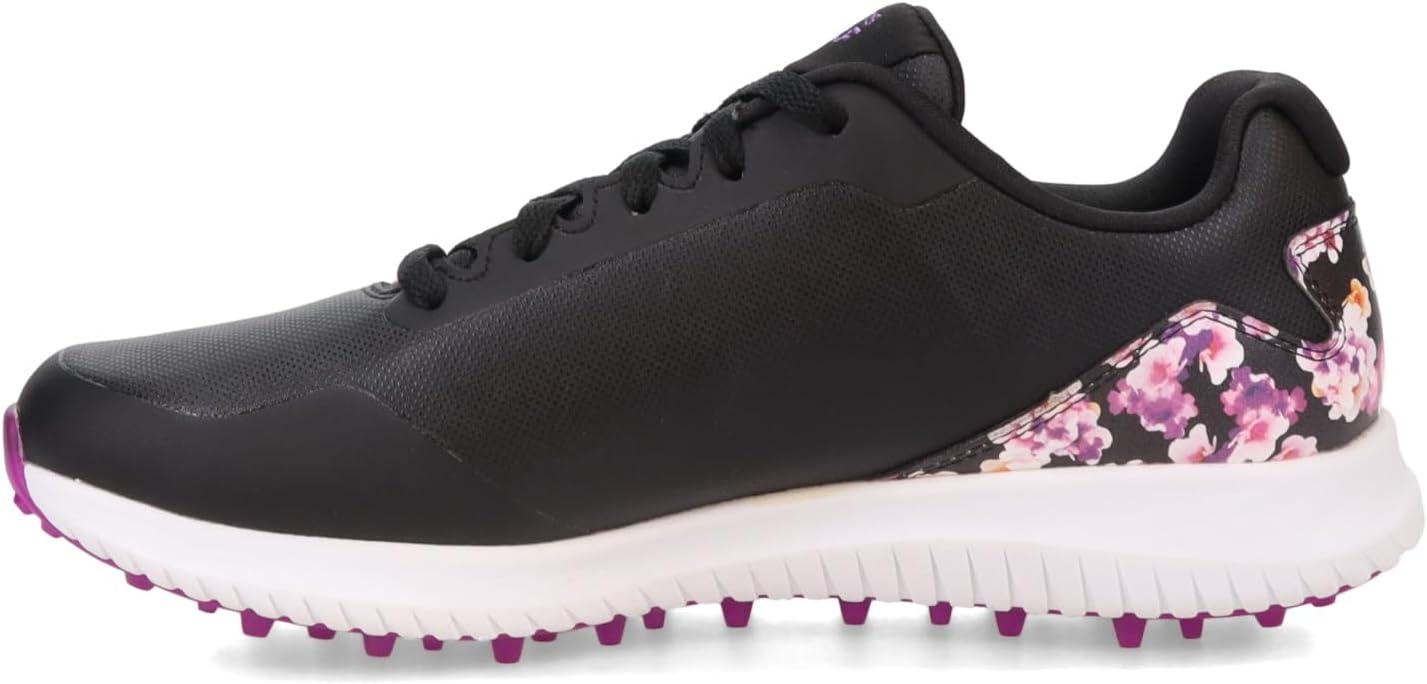imageSkechers Womens Go Max Arch Fit Spikeless Golf Shoe SneakerBlack Floral Waterproof