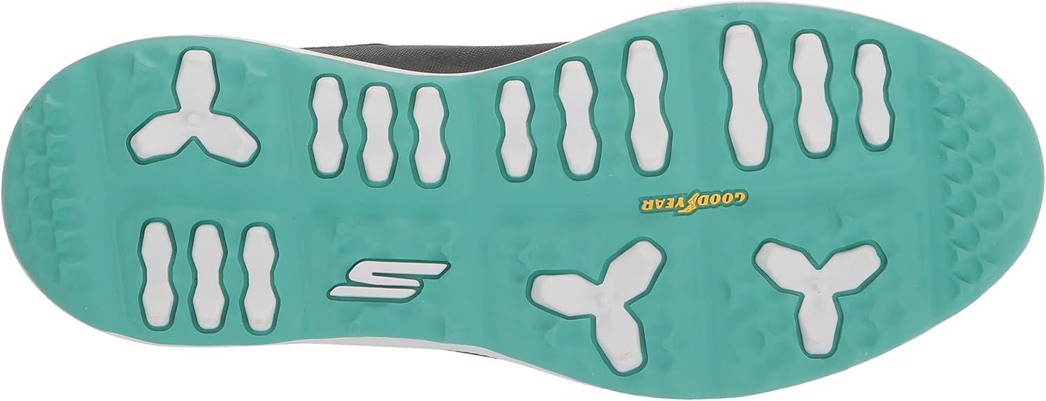 imageSkechers Womens Go Max Arch Fit Spikeless Golf Shoe SneakerBlackTurquoise