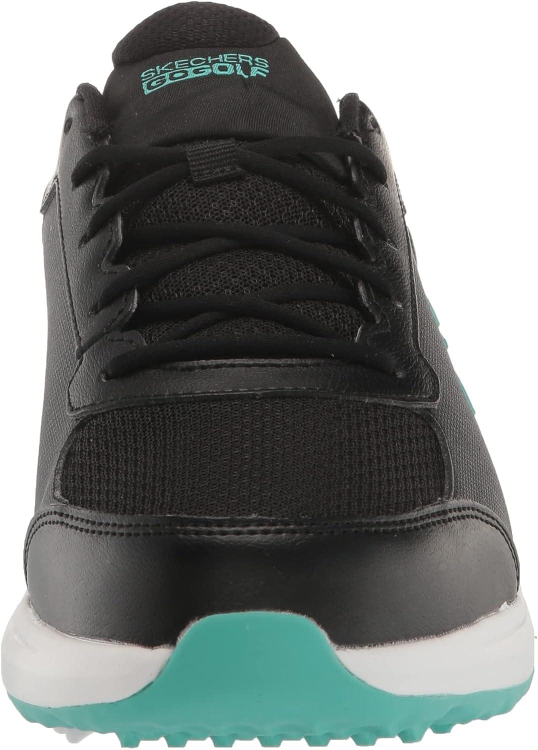 imageSkechers Womens Go Max Arch Fit Spikeless Golf Shoe SneakerBlackTurquoise
