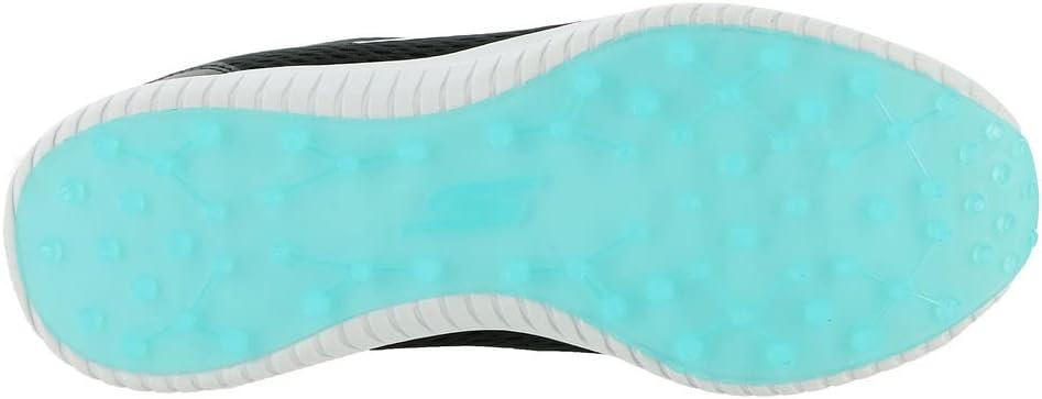 imageSkechers Womens Go Max Arch Fit Spikeless Golf Shoe SneakerBlackTurquoise Mesh