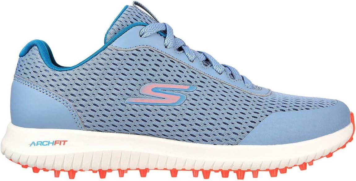 imageSkechers Womens Go Max Arch Fit Spikeless Golf Shoe SneakerBlueMulti Mesh