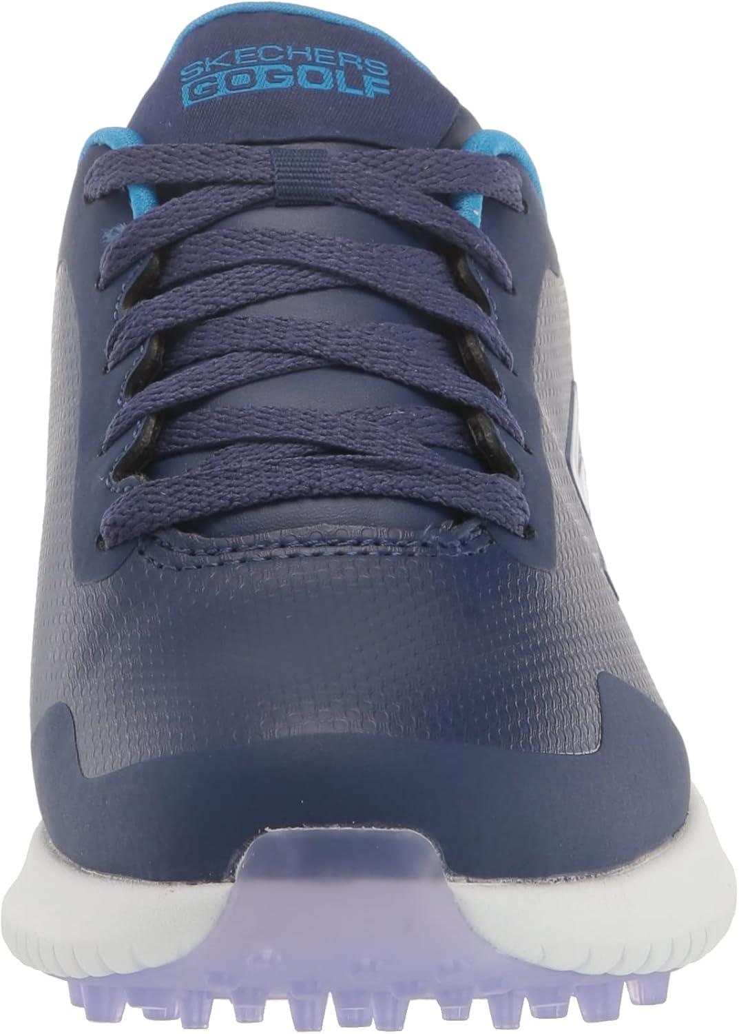 imageSkechers Womens Go Max Arch Fit Spikeless Golf Shoe SneakerBlueMulti Waterproof