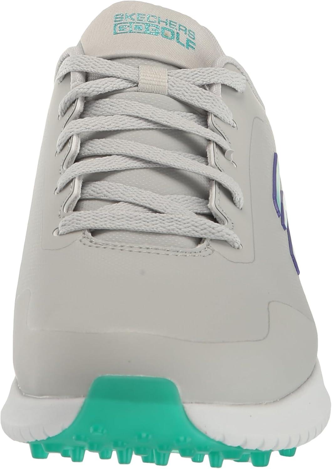 imageSkechers Womens Go Max Arch Fit Spikeless Golf Shoe SneakerGray Floral Waterproof