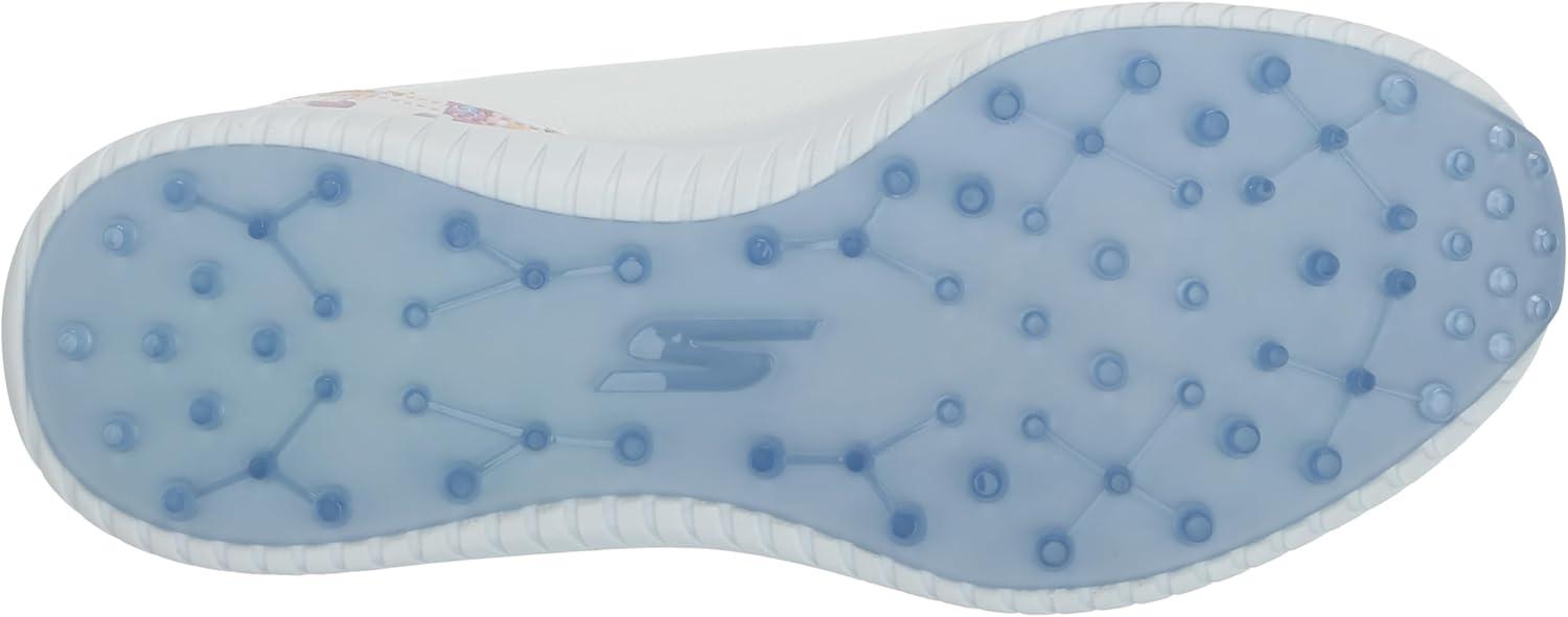 imageSkechers Womens Go Max Arch Fit Spikeless Golf Shoe SneakerWhite Floral Waterproof