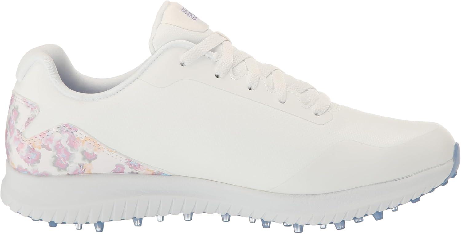 imageSkechers Womens Go Max Arch Fit Spikeless Golf Shoe SneakerWhite Floral Waterproof
