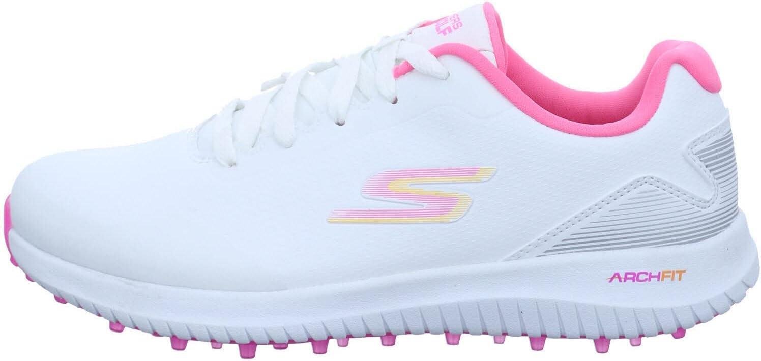 imageSkechers Womens Go Max Arch Fit Spikeless Golf Shoe SneakerWhite Multicolour