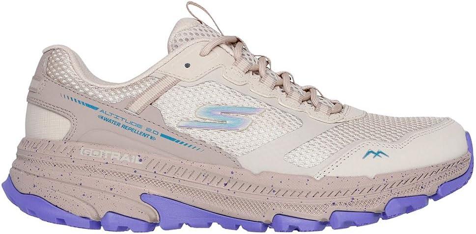 imageSkechers Womens Go Run Trail Altitude 20 Ravine Womens Trail Running ShoesNatural Purple